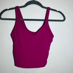 lululemon align tank top magenta purple size 2